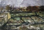 Lovis Corinth View from the Studio painting